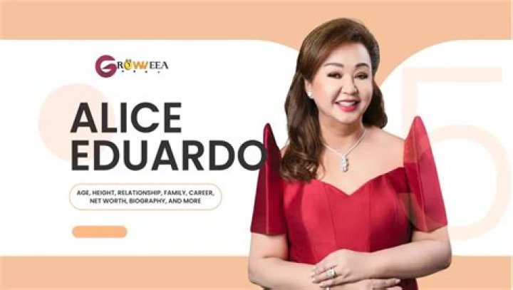 Alice Eduardo Net Worth, Age, Height, Bio, Birthday, Wiki!